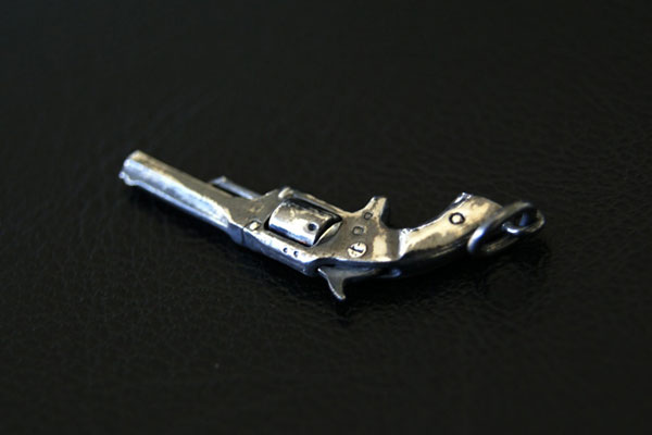 戦国幕末シルバーアクセサリー【龍馬】銃『スミス＆ウェッソン