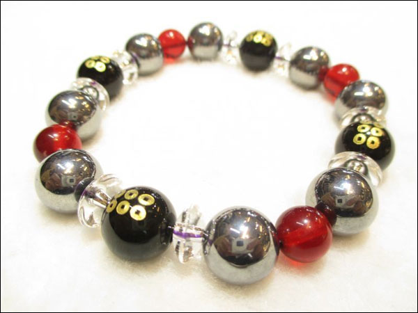 京都・パワーストーン/【超激安特価】戦国武将【真田幸村・六文銭家紋】