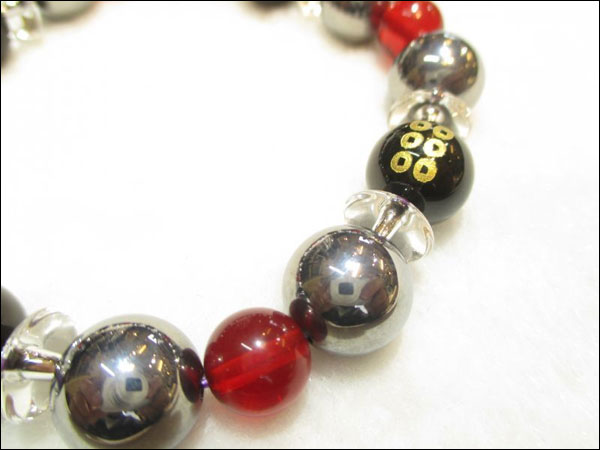 京都・パワーストーン/【超激安特価】戦国武将【真田幸村・六文銭家紋】