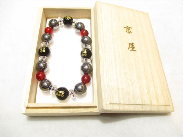 京都・パワーストーン/【超激安特価】戦国武将【真田幸村・六文銭家紋】