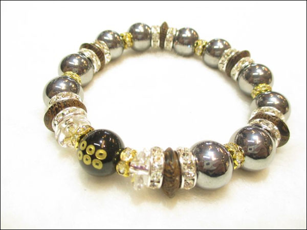 京都・パワーストーン/【超激安特価】戦国武将【真田幸村・六文銭家紋】