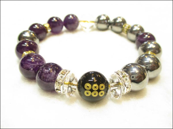 京都・パワーストーン/【超激安特価】戦国武将【真田幸村・六文銭家紋】