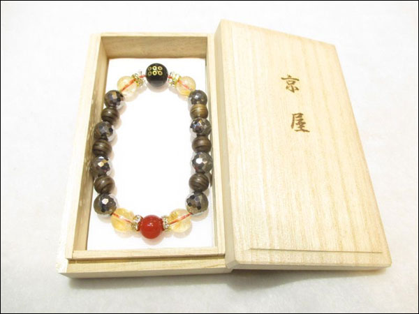 京都・パワーストーン/【超激安特価】戦国武将【真田幸村・六文銭家紋】