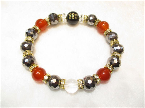 京都・パワーストーン/【超激安特価】戦国武将【真田幸村・六文銭家紋】