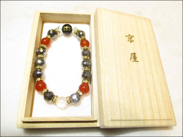 京都・パワーストーン/【超激安特価】戦国武将【真田幸村・六文銭家紋】