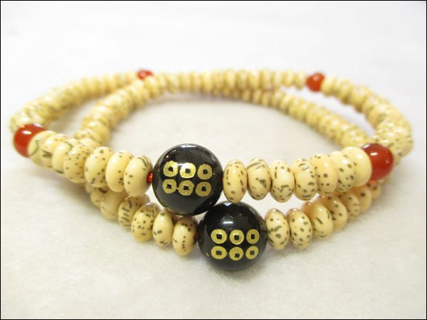 京都・パワーストーン/【超激安特価】戦国武将【真田幸村・六文銭家紋】