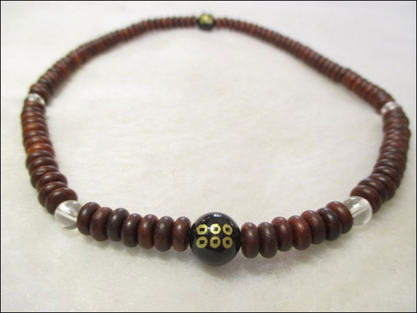 京都・パワーストーン/【超激安特価】戦国武将【真田幸村・六文銭家紋】