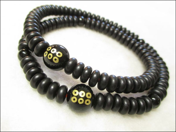 京都・パワーストーン/【超激安特価】戦国武将【真田幸村・六文銭家紋】