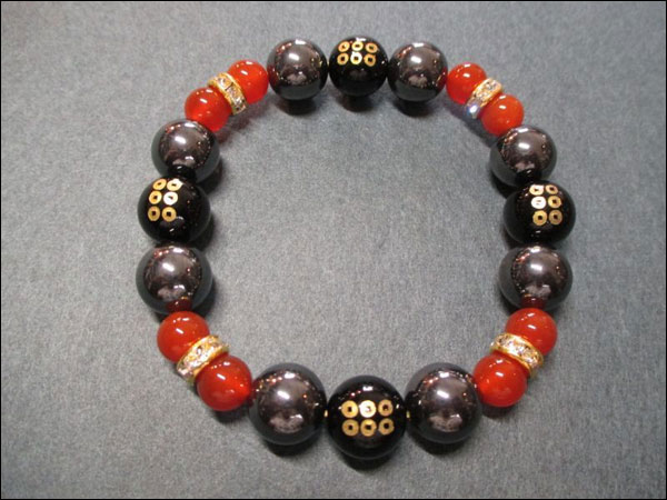 京都・パワーストーン/【超激安特価】戦国武将【真田幸村・六文銭家紋】