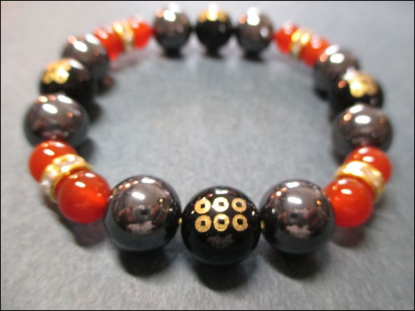 京都・パワーストーン/【超激安特価】戦国武将【真田幸村・六文銭家紋】