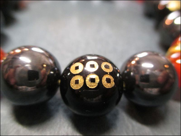 京都・パワーストーン/【超激安特価】戦国武将【真田幸村・六文銭家紋】