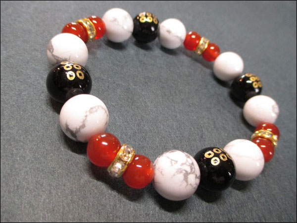 京都・パワーストーン/【超激安特価】戦国武将【真田幸村・六文銭家紋】