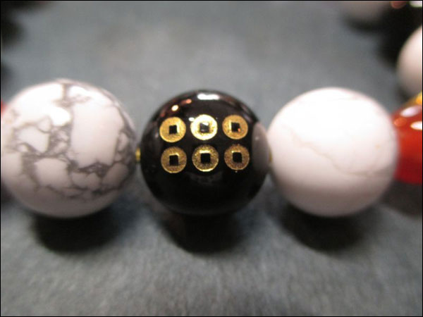 京都・パワーストーン/【超激安特価】戦国武将【真田幸村・六文銭家紋】