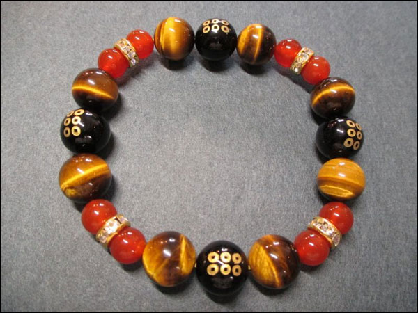 京都・パワーストーン/【超激安特価】戦国武将【真田幸村・六文銭家紋】