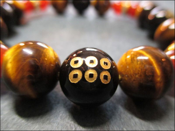 京都・パワーストーン/【超激安特価】戦国武将【真田幸村・六文銭家紋】