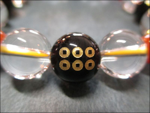 京都・パワーストーン/【超激安特価】戦国武将【真田幸村・六文銭家紋】