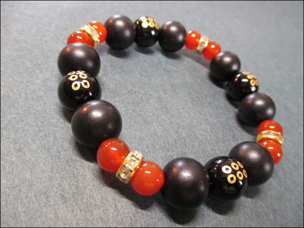 京都・パワーストーン/【超激安特価】戦国武将【真田幸村・六文銭家紋】