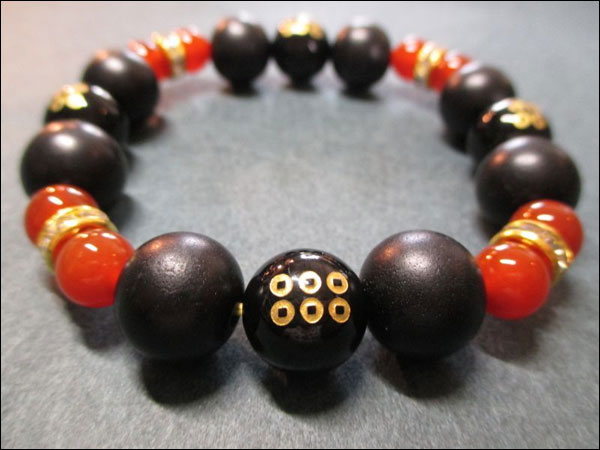 京都・パワーストーン/【超激安特価】戦国武将【真田幸村・六文銭家紋】