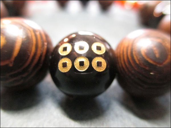 京都・パワーストーン/【超激安特価】戦国武将【真田幸村・六文銭家紋】