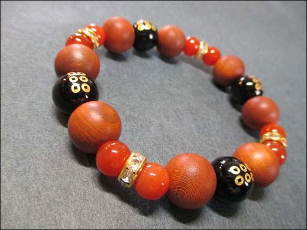 京都・パワーストーン/【超激安特価】戦国武将【真田幸村・六文銭家紋】