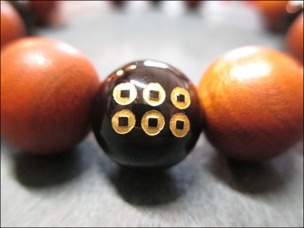 京都・パワーストーン/【超激安特価】戦国武将【真田幸村・六文銭家紋】