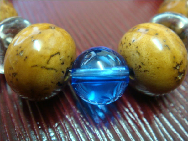 京都・パワーストーン/【超激安特価】戦国武将【真田幸村・六文銭家紋】