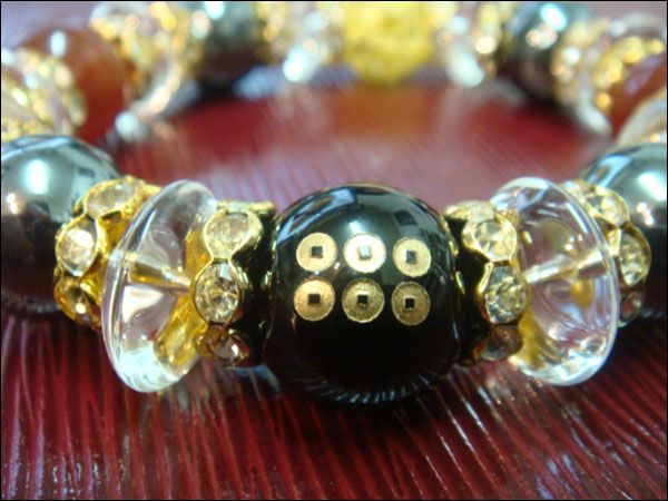 京都・パワーストーン/【超激安特価】戦国武将【真田幸村・六文銭家紋】