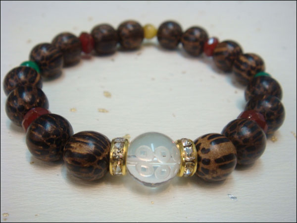 京都・パワーストーン/【激安特価】戦国武将【真田幸村・六文銭家紋】