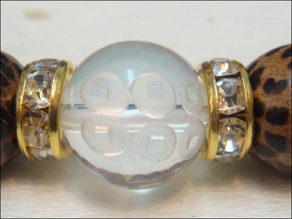 京都・パワーストーン/【超激安特価】戦国武将【真田幸村・六文銭家紋】