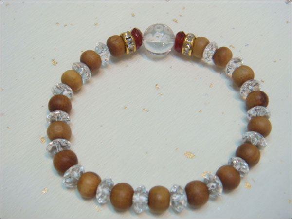 京都・パワーストーン/【超激安特価】戦国武将【真田幸村・六文銭家紋】