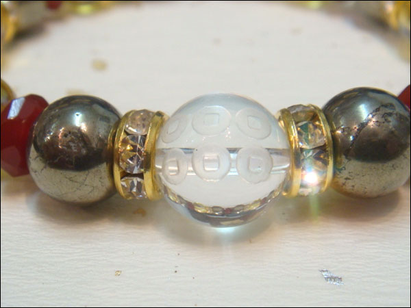 京都・パワーストーン/【超激安特価】戦国武将【真田幸村・六文銭家紋】