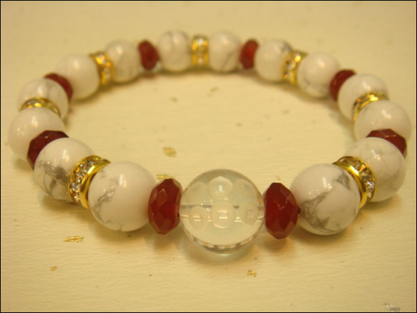 京都・パワーストーン/【激安特価】戦国武将【真田幸村・六文銭家紋】