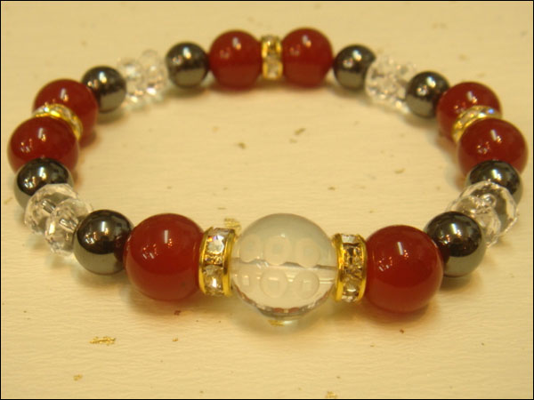 京都・パワーストーン/【激安特価】戦国武将【真田幸村・六文銭家紋】