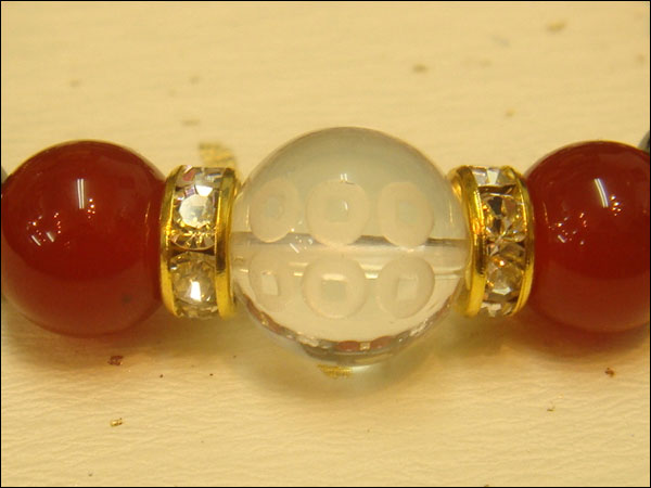 京都・パワーストーン/【超激安特価】戦国武将【真田幸村・六文銭家紋】