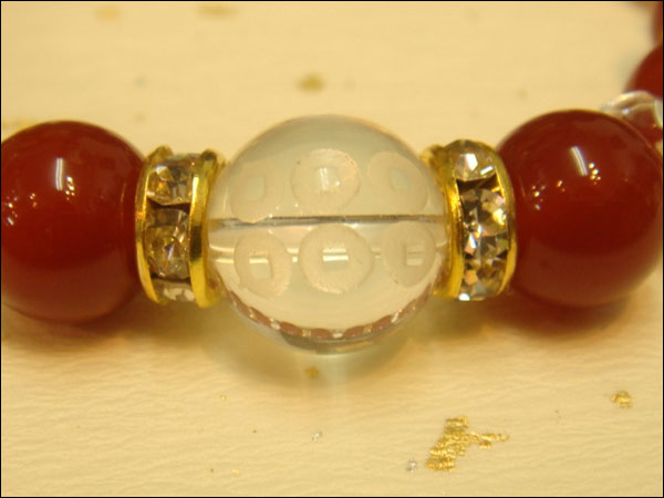 京都・パワーストーン/【超激安特価】戦国武将【真田幸村・六文銭家紋】