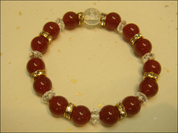 京都・パワーストーン/【超激安特価】戦国武将【真田幸村・六文銭家紋】