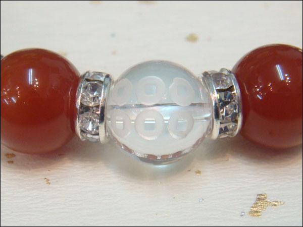 京都・パワーストーン/【超激安特価】戦国武将【真田幸村・六文銭家紋】