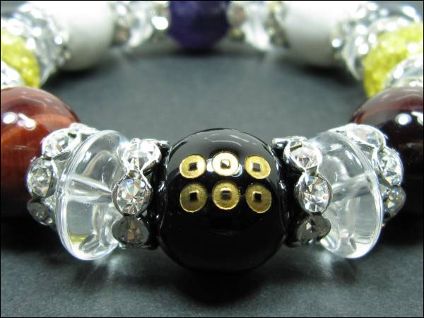 京都・パワーストーン/【超激安特価】戦国武将【真田幸村・六文銭家紋】