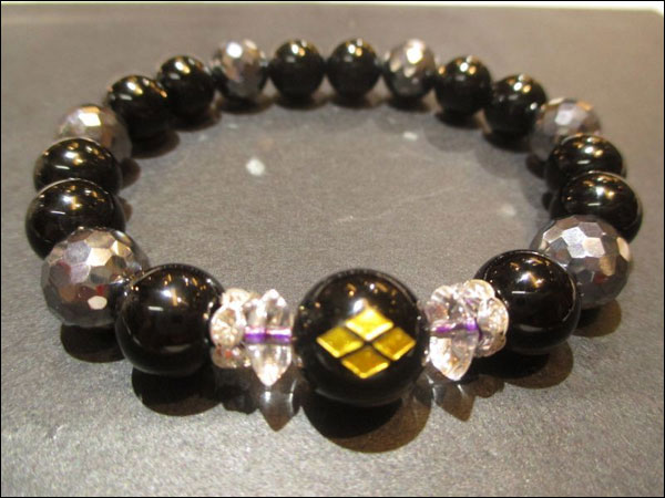 パワーストーン京屋オリジナル/【激安特価】戦国武将【真田幸村・六文銭家紋】