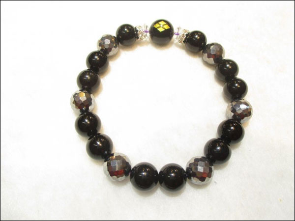 パワーストーン京屋オリジナル/【超激安特価】戦国武将【真田幸村・六文銭家紋】