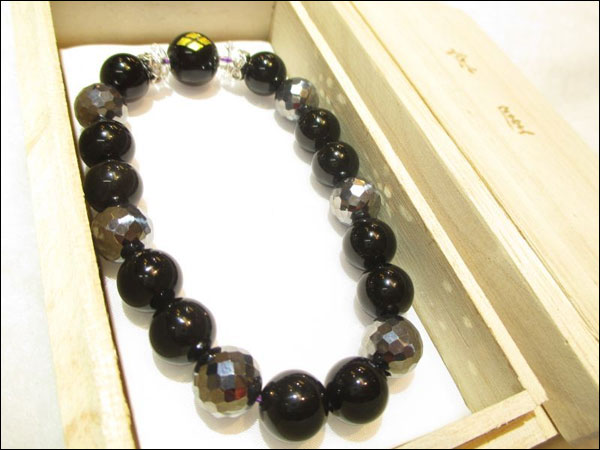 パワーストーン京屋オリジナル/【超激安特価】戦国武将【真田幸村・六文銭家紋】