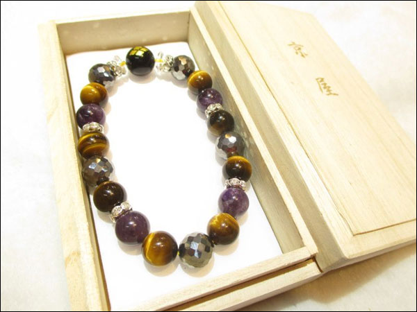 パワーストーン京屋オリジナル/【超激安特価】戦国武将【真田幸村・六文銭家紋】