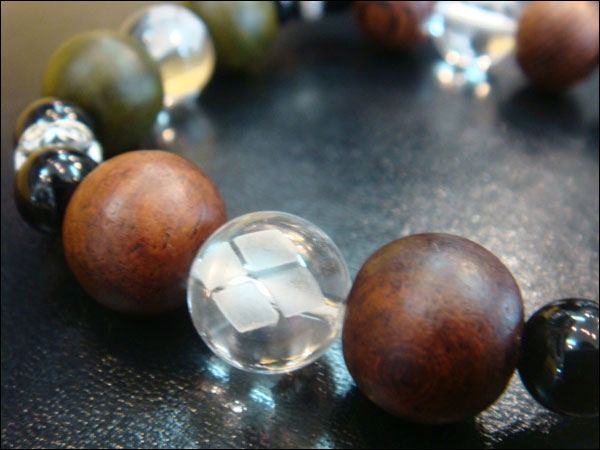 パワーストーン京屋オリジナル/【超激安特価】戦国武将【真田幸村・六文銭家紋】