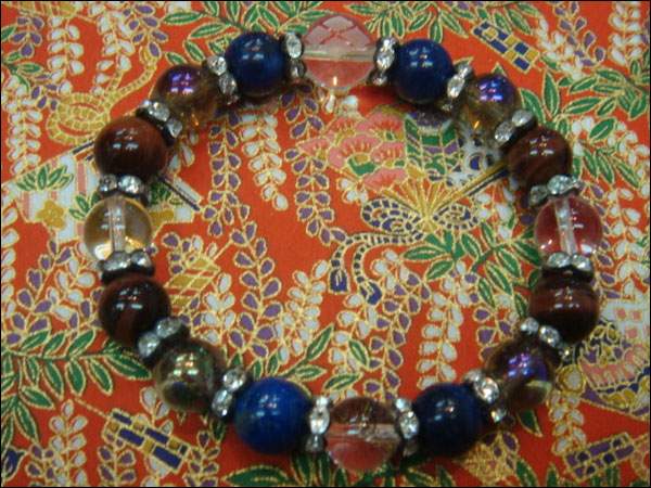 パワーストーン京屋オリジナル/【超激安特価】戦国武将【真田幸村・六文銭家紋】