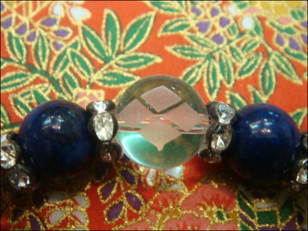 パワーストーン京屋オリジナル/【超激安特価】戦国武将【真田幸村・六文銭家紋】