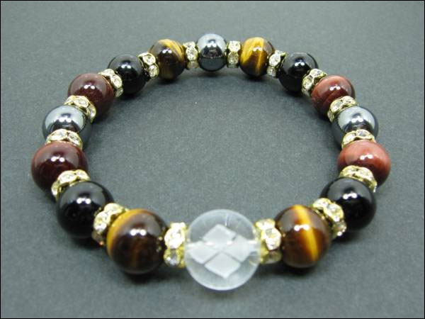 パワーストーン京屋オリジナル/【激安特価】戦国武将【真田幸村・六文銭家紋】