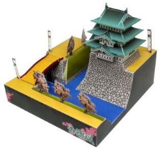 Amazon | 【ファセット】ペーパークラフト日本名城シリーズ1/300
