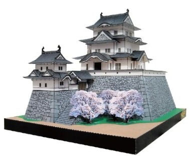 ペーパークラフト日本名城シリーズ1/300　ファセット13 伊賀上野城