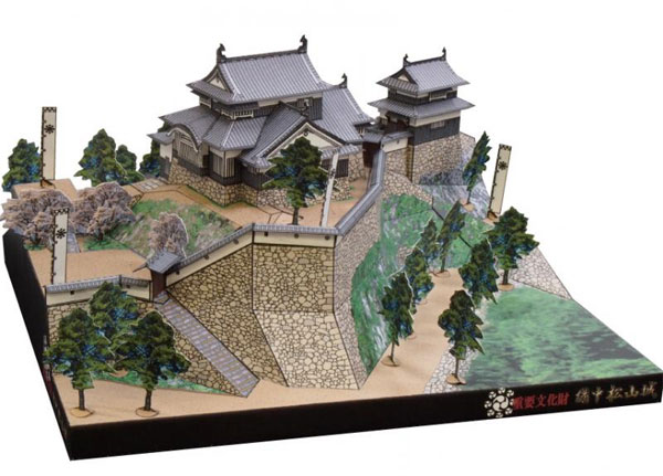 ペーパークラフト日本名城シリーズ1/300 ファセット18 国重要
