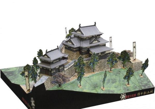 ペーパークラフト日本名城シリーズ1/300 ファセット18 国重要